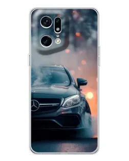 Чехол для HMD Fuse с картинкой «Mercedes — ночной город»