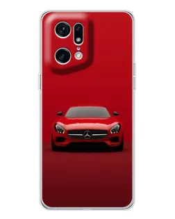 Чехол для HMD Fuse с картинкой «Красный Mercedes AMG»