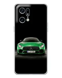 Чехол для HMD Fuse с картинкой «Mercedes — неоновый лого»