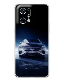 Чехол для HMD Fuse с картинкой «Ночной Mercedes EQ»