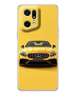 Чехол для HMD Fuse с картинкой «Желтый Mercedes GT»