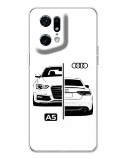 Чехол для HMD Fuse с картинкой «Audi — контрастный дизайн»