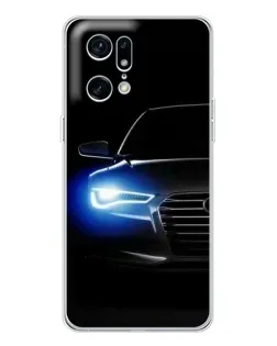 Чехол для HMD Fuse с картинкой «Неоновый взгляд Audi»