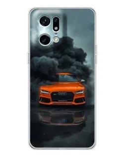 Чехол для HMD Fuse с картинкой «Audi в облаках дыма»