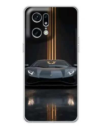 Чехол для HMD Fuse с картинкой «Lamborghini золотые линии»