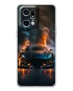 Чехол для HMD Fuse с картинкой «Lamborghini дымная эстетика»