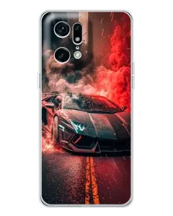 Чехол для HMD Fuse с картинкой «Lamborghini красный дым»