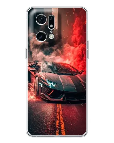 Чехол для HMD Fuse с картинкой «Lamborghini красный дым»