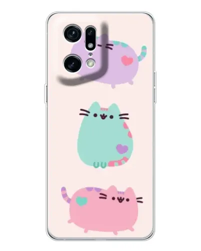 Чехол для HMD Fuse с картинкой «Pusheen трио» Чехол для HMD Fuse с картинкой «Pusheen трио»
