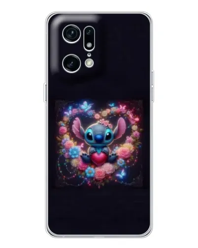 Чехол для HMD Fuse с картинкой «Stitch в цветах» Чехол для HMD Fuse с картинкой «Stitch в цветах»