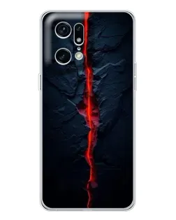 Чехол для HMD Fuse с картинкой «Kрасная лавовая трещина»
