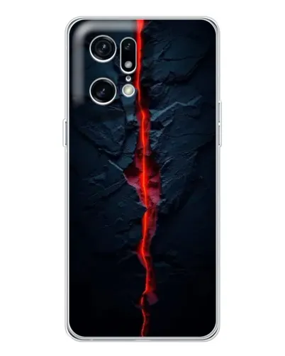 Чехол для HMD Fuse с картинкой «Kрасная лавовая трещина»
