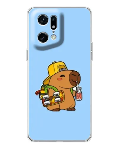 Чехол для HMD Fuse с картинкой «Капибара на скейте» Чехол для HMD Fuse с картинкой «Капибара на скейте»