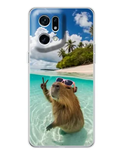 Чехол для HMD Fuse с картинкой «Капибара на море» Чехол для HMD Fuse с картинкой «Капибара на море»