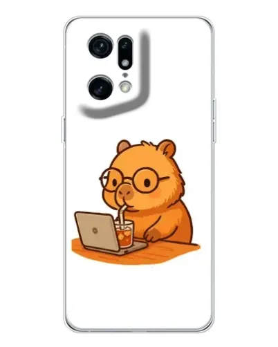 Чехол для HMD Fuse с картинкой «Капибара с ноутбуком» Чехол для HMD Fuse с картинкой «Капибара с ноутбуком»
