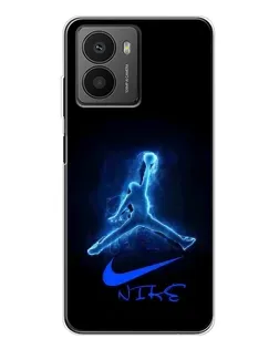 Чехол для HMD Fusion с картинкой «Jordan Neon Blue»