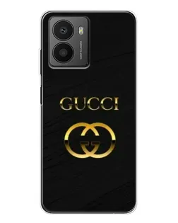 Чехол для HMD Fusion с картинкой «Золотой логотип Gucci»