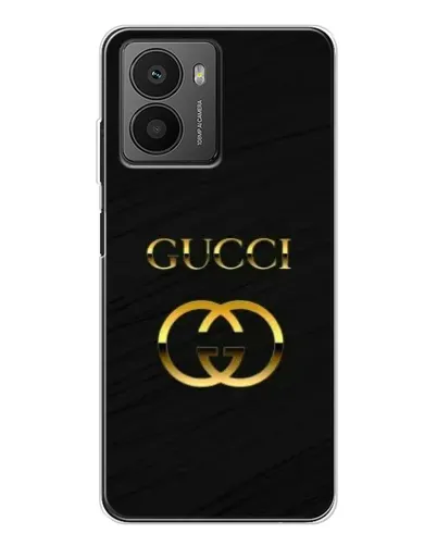 Чехол для HMD Fusion с картинкой «Золотой логотип Gucci»