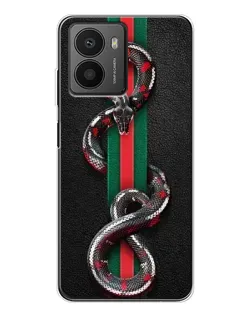 Чехол для HMD Fusion с картинкой «Gucci — змея на полосе»
