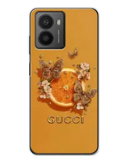 Чехол для HMD Fusion с картинкой «Gucci — золотые бабочки»
