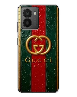 Чехол для HMD Fusion с картинкой «Gucci — фирменная полоса и золото»