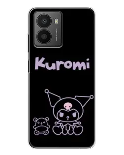 Чохол для HMD Fusion з картинкою «Kuromi — чорний мінімалізм»