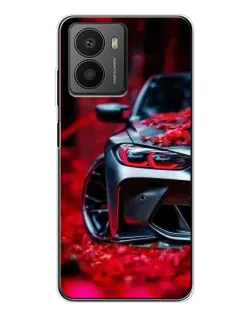 Чехол для HMD Fusion с картинкой «Спортивная BMW и цветы»