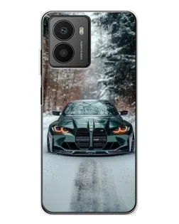 Чехол для HMD Fusion с картинкой «BMW в зимнем лесу»