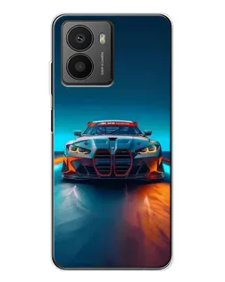 Чехол для HMD Fusion с картинкой «BMW — огни неона»