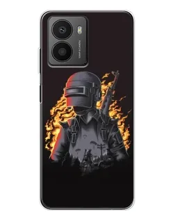 Чехол для HMD Fusion с картинкой «PUBG — огненный силуэт»