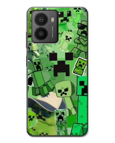 Чехол для HMD Fusion с картинкой «Криперы Minecraft»