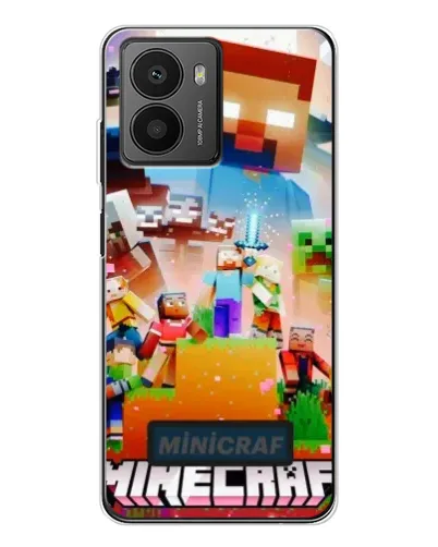 Чехол для HMD Fusion с картинкой «Minecraft герои игры»