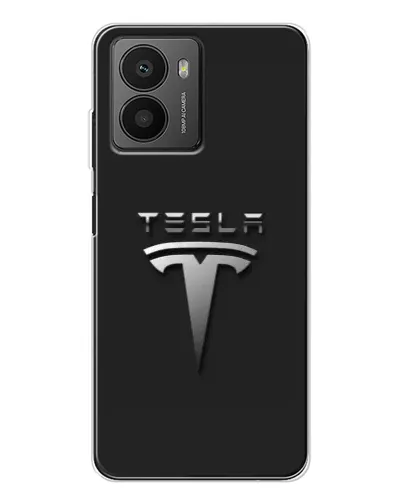 Чехол для HMD Fusion с картинкой «Стальной логотип Tesla»