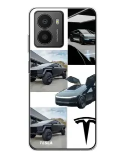 Чехол для HMD Fusion с картинкой «Коллаж Cybertruck Tesla»