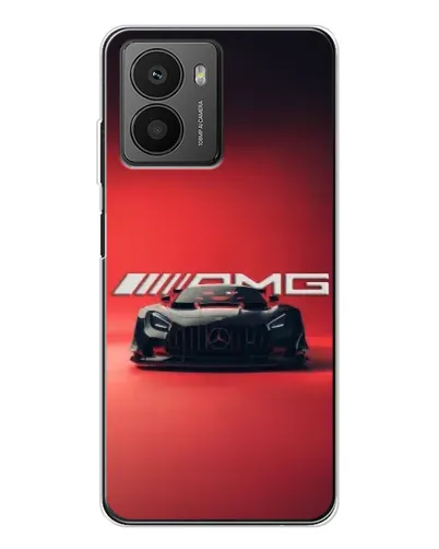 Чехол для HMD Fusion с картинкой «Mercedes AMG — красная линия»