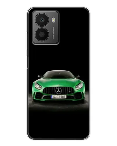Чехол для HMD Fusion с картинкой «Mercedes — неоновый лого»