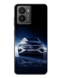 Чехол для HMD Fusion с картинкой «Ночной Mercedes EQ»