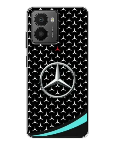 Чехол для HMD Fusion с картинкой «Mercedes — бирюзовый акцент»