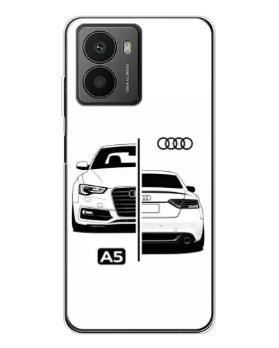 Чехол для HMD Fusion с картинкой «Audi — контрастный дизайн»