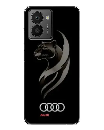 Чехол для HMD Fusion с картинкой «Графика — пантера и Audi»