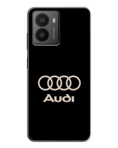 Чехол для HMD Fusion с картинкой «Audi — золотой логотип»