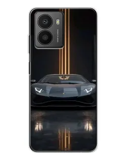 Чехол для HMD Fusion с картинкой «Lamborghini золотые линии»