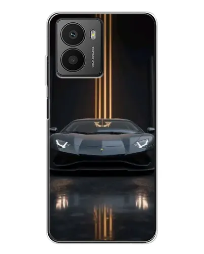 Чехол для HMD Fusion с картинкой «Lamborghini золотые линии»