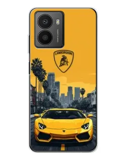 Чехол для HMD Fusion с картинкой «Желтый Lamborghini город»