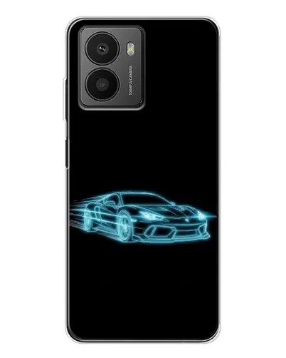 Чехол для HMD Fusion с картинкой «Неоновый контур Lamborghini»