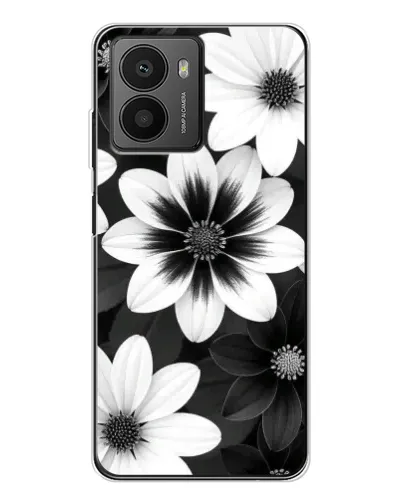 Чехол для HMD Fusion с картинкой «Монохромные астры»