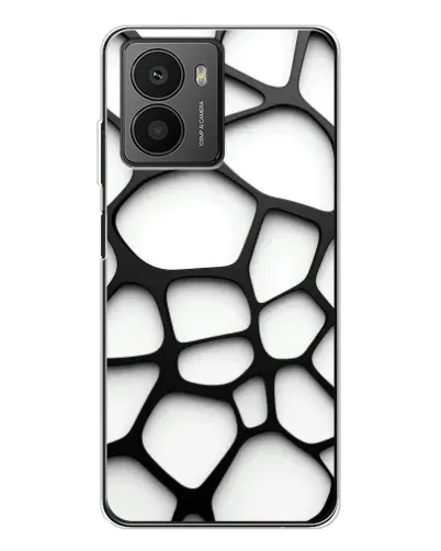 Чехол для HMD Fusion с картинкой «Белая объемная сетка» Чехол для HMD Fusion с картинкой «Белая объемная сетка»