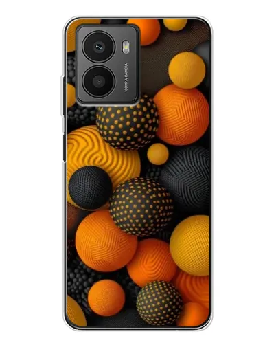 Чехол для HMD Fusion с картинкой «Объемные оранжевые сферы» Чехол для HMD Fusion с картинкой «Объемные оранжевые сферы»