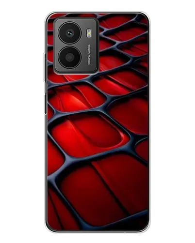 Чехол для HMD Fusion с картинкой «Красная глянцевая сетка» Чехол для HMD Fusion с картинкой «Красная глянцевая сетка»