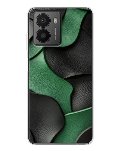 Чехол для HMD Fusion с картинкой «Зеленые кожаные волны» Чехол для HMD Fusion с картинкой «Зеленые кожаные волны»